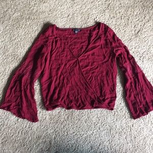 Boho American Eagle Wrap Top